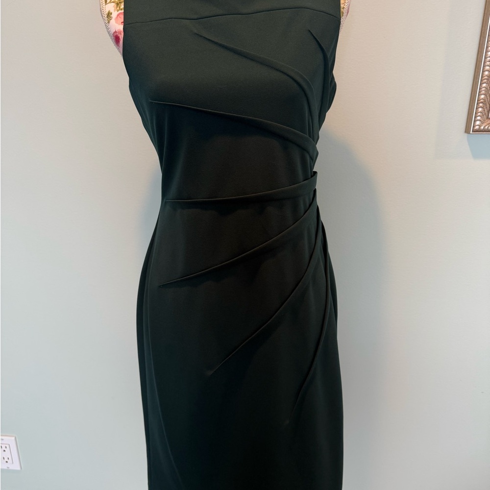 Calvin Klein Elegant Black Midi Dress